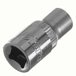 Насадка шестигранна коротка 1/4" 6мм CrV ULTRA (6060062) - мініатюра 7
