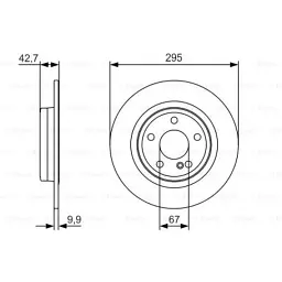 Гальмівний диск Bosch 0 986 479 A04 - мініатюра 5