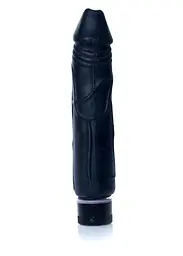 Вібратор Real Skin Multispeed Black, 22 см - мініатюра 3