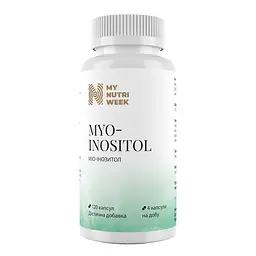 Міо-інозитол, Myo-Inositol, 120 капсул My Nutri Week vit0003314