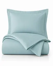 Комплект постільної білизни Євро Issimo MINT BLUE 200×220 см, сатин Premium TC303376395