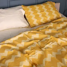 Комплект постільної білизни Mirson Сатин 22-1406 Yellow Waves 140х110 см (2200010928792) - мініатюра 2