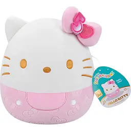 М'яка іграшка Squishmallows Hello Kitty Хеллоу Кітті у рожевому 20 см (SQSN00497) - мініатюра 6