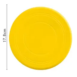 Силіконова літаюча тарілка-фризбі для собак Soft Silicone Dog Flying Disc, 1 шт.