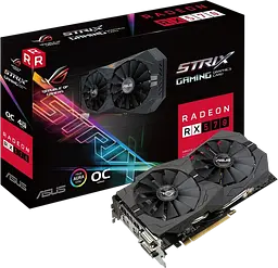 Відеокарта AMD Radeon RX 570 4GB Asus ROG Strix Gaming (ROG-STRIX-RX570-4G-GAMING) Б/В