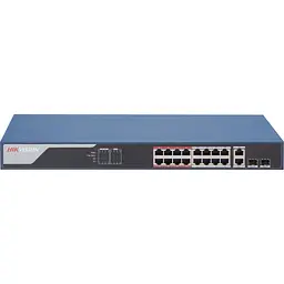 Комутатор мережевий Hikvision DS-3E1318P-EI(B) - мініатюра 4