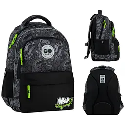Рюкзак GoPack Education 182M Wow Skate Темно-сірий (GO26-182M-7)