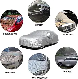 Універсальний автомобільний тент JNNJ 3S водонепроникний 430×166×120 см - мініатюра 5