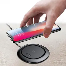 Бездротовий зарядний пристрій Baseus UFO Desktop Wireless Charger WXFD-01 Black - мініатюра 5