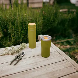 Термос Fiskars On-the-go 0.5 л, колір кропива (1078760) - мініатюра 7