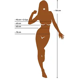Секс-лялька You2Toys Tyra Lovedoll 160 см коричнева - мініатюра 4
