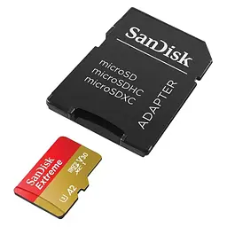 Карта пам'яті SanDisk 128GB microSD class 10 UHS-I U3 Extreme (SDSQXAA-128G-GN6MA) - мініатюра 2