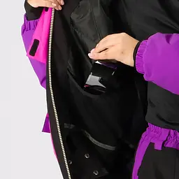 Куртка жіноча Rehall Stussy W 2026 XS Чорний-Фіолетовий - мініатюра 8