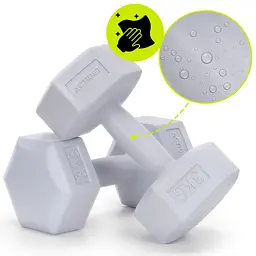 Гантелі Actiget Hex 2 x 3 кг ACT0161 Grey - мініатюра 6