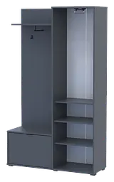 Передпокій Doros Дора Графіт 113,5х40х192 (44900219) - мініатюра 2