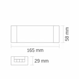 Блок живлення для LED стрічки Videx DC 12V 8.25A 100W IP20 (VL-LST-P100-12V / 28211-000) - мініатюра 7