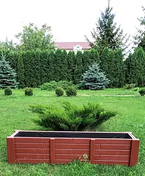 Дерев’яний вазон для тераси «Барон», кашпо для кафе та ресторану - мініатюра 4