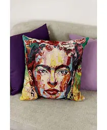 Подушка декоративна гобеленова 45х45 см FRIDA (029984) - мініатюра 4