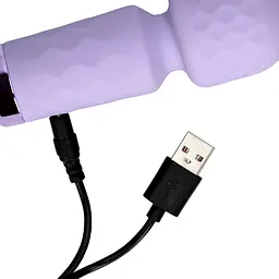 Міні-вібратор Loveline Mini Wand, 11.4 см (фіолетовий) - мініатюра 5