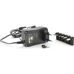 Блок живлення мережевий Voltronic 24W Universal, Output 3V-12V, 2.35 x 0.75/3.0 x 1.1/3.5 x 1.35/4.0 x 1.7 /5.5 x 2.1/5.5 x 2.5 (13034/YT-UPS24W)