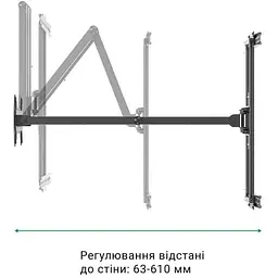 Кронштейн Brateck LPA52-443WL - мініатюра 9