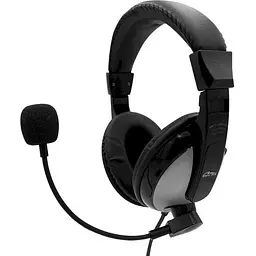 Навушники Media-Tech Turdus Pro (MT3603) чорний 2xMini jack 3.5 мм поворотний мікрофон 32 Ом 95 дБ кабель 2.3 м