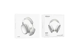 Навушники Borofone DBO06 Cool shadow BT headsphones Silver - мініатюра 7