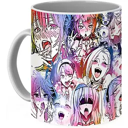 Кухоль GeekLand Ахегао Ahegao anime А 02.03 330 мл білий - мініатюра 3