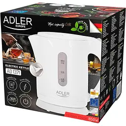Електрочайник Adler AD 1371 White [132611] - мініатюра 8