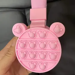 Дитячі бездротові навушники RIAS AH-806G Pop It Bluetooth Pink (3_04772) - мініатюра 3