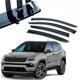 Дефлектори вікон вітровики HIC для Jeep Compass (MP) 2017-(CHR76)