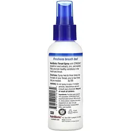 Спрей для горла NutriBiotic Throat Spray 118 мл - мініатюра 2
