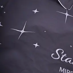 Простирадло MirSon Ranforce Elite 16-5803 Geronimo "Stars" 220x240 см сіре (2200008700157) - мініатюра 5