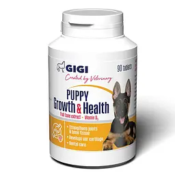 БіоКальцій Gigi ПЕТ / PUPPY Growth & Health N90 таблеток (VSGIG20514)