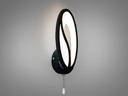 Світильник настінний LED Diasha 8090/1BK, 14W, чорний, сучасний стиль, IP20