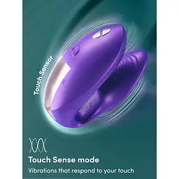 Вібратор We-Vibe Chorus Pro Cosmic Purple для пар зі смарт-управлінням - мініатюра 15