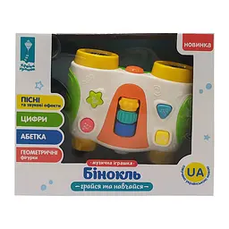 Іграшковий музичний "Бінокль" українською мовою (Вигляд 2) Bambi 16х20х6,5 см det0013082