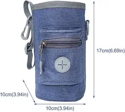 Сумка для вигулу і тренувань собак Pilarmuture Dog Training Treat Pouch Blue - мініатюра 2