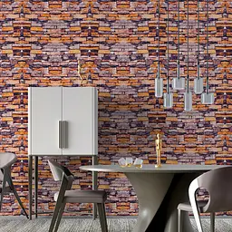 Декоративна 3D панель Sticker Wall самоклейка 700x770x3мм Піщаник Катеринославська цегла 045-3 SW-00000692 - мініатюра 5