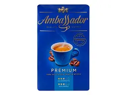 Кава мелена AMBASSADOR 225г Premium, вак.уп.
