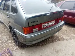Рамка номера КРАСНУХА для 2108/09/2115 пластик Червона 1 шт - мініатюра 3
