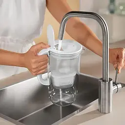 Фільтр-глечик Brita Glass Jug One 2.5л Blue [1050452] [150415] - мініатюра 3
