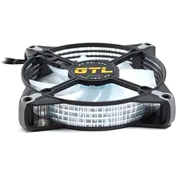 Вентилятор GTL 120 мм Multicolor B1, Black/White (GTL-120LMCB1P ARGB) - мініатюра 4