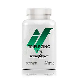 Три форми цинку Triple Zinc, 90 капсул IronFlex vit0004479