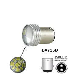 Світлодіодна лампа S25-068(2) 4014-15 12V Cyclone (НФ-00000634) - мініатюра 2