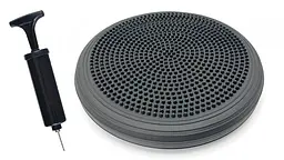 Балансувальна масажна подушка EasyFit 32 см Cushion-2 чорна з насосом