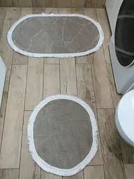 Набір килимків для ванної кімнати, 2 шт. Carpet One 100х63 см(60х40 см) pbe0049491 - мініатюра 2
