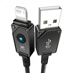 Кабель Baseus Unbreakable Series Fast Charging Cable USB to Lightning 2.4A 2m P10355802111-01 Black - мініатюра 4