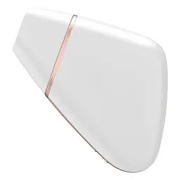 Вакуумний кліторальний стимулятор з вібрацією Satisfyer Love Triangle білий - мініатюра 2