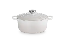 Каструля Le Creuset Signature Cast Iron Round Casserole 24 см Meringue